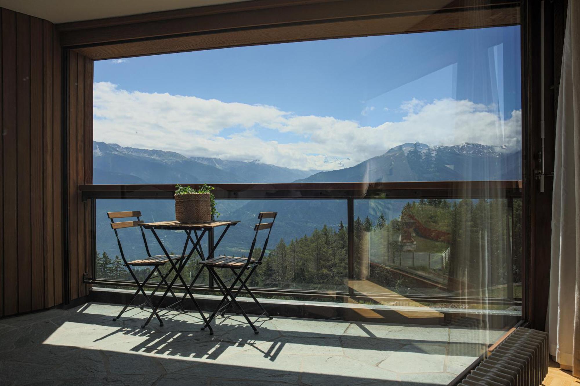 Mountain View Apartment With Parking & Fast Wifi Crans-Montana Esterno foto